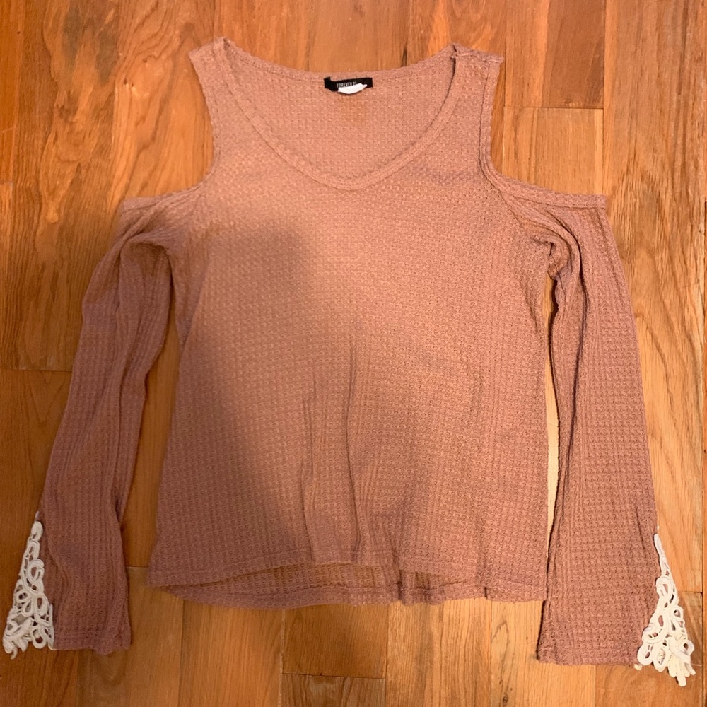 Forever 21 waffle sweater